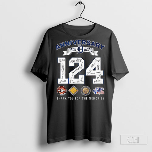 124 Years Of Detroit Tigers Anniversary 1901 2025