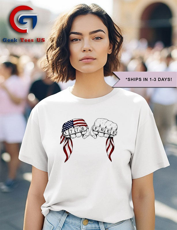 1776 Free American Flag Independence Day shirt