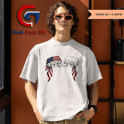 1776 Free American Flag Independence Day shirt