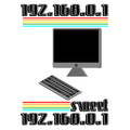 192 168 01 Sweet Home Black Print