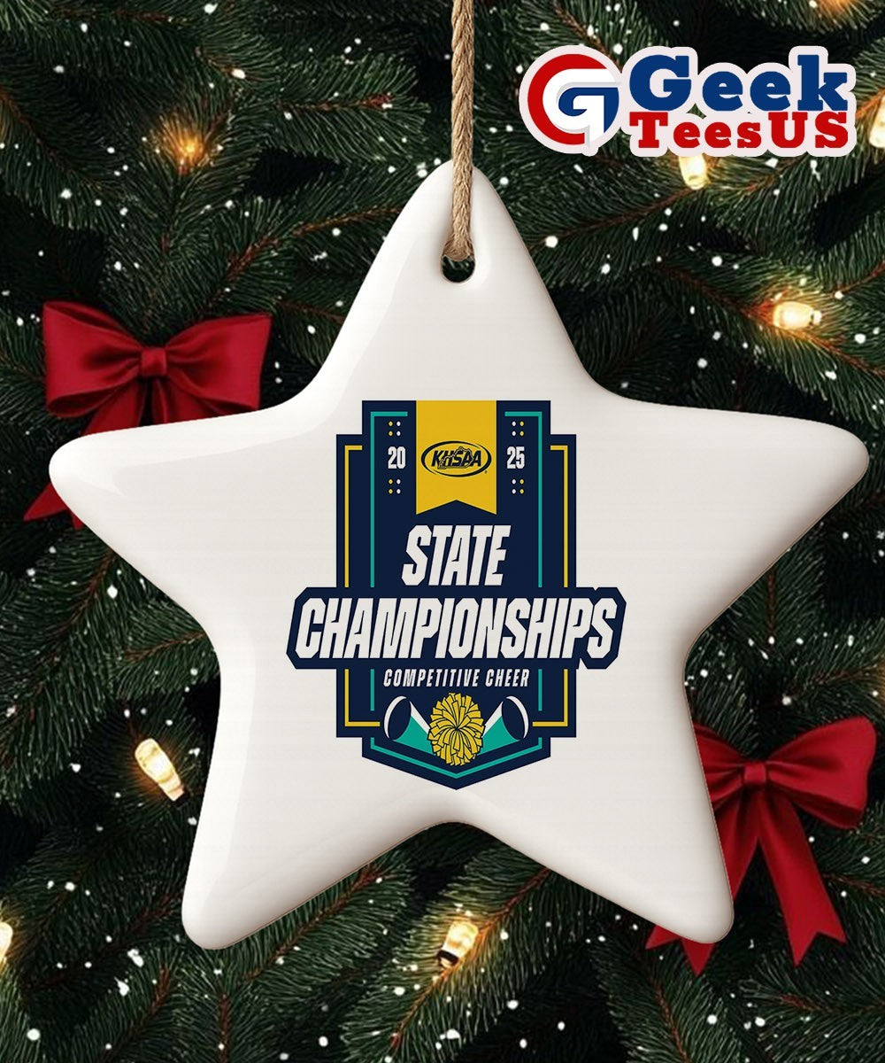 2025 KHSAA Competitive Cheerleading State Championships logo Ornament