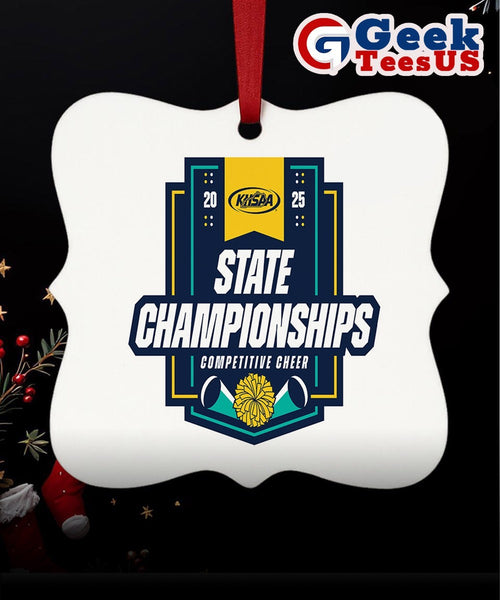 2025 KHSAA Competitive Cheerleading State Championships logo Ornament