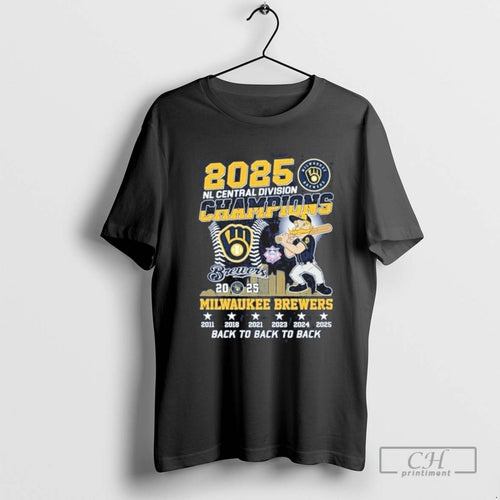 2025 Nl Central Division Champions Milwaukee Brewers