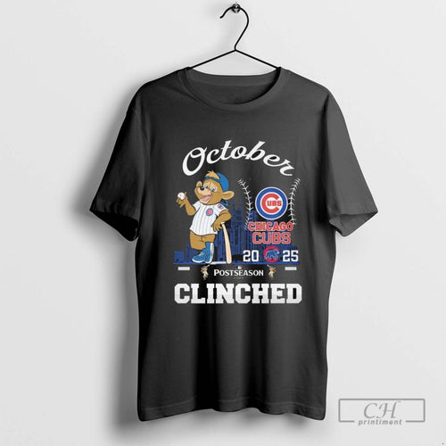 2025 October Mlb Postseason Chicago Cubs Mascot Clinched