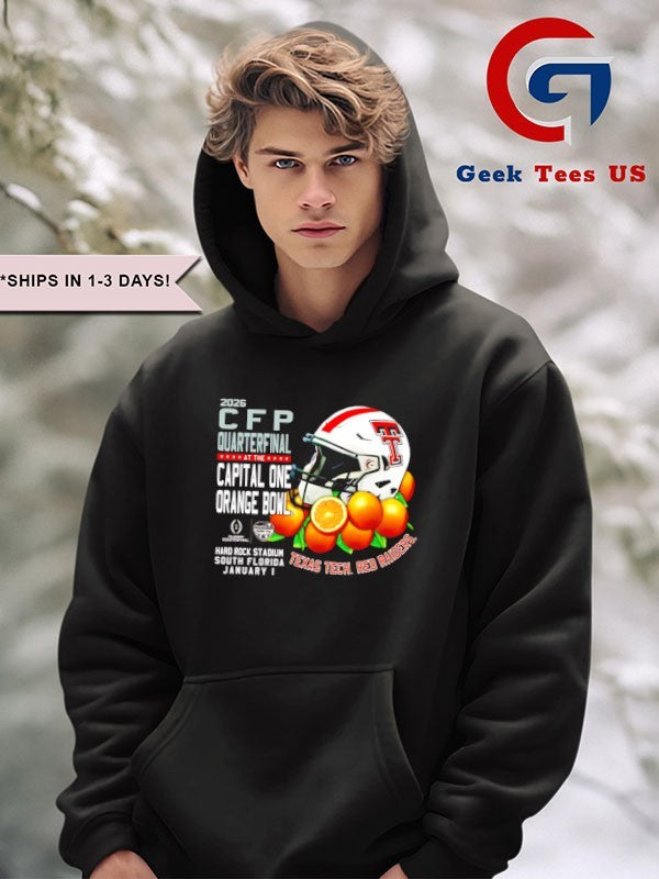 2026 CFP Quarterfinal Texas Tech Red Raiders at the Capital One Orange Bowl shirt
