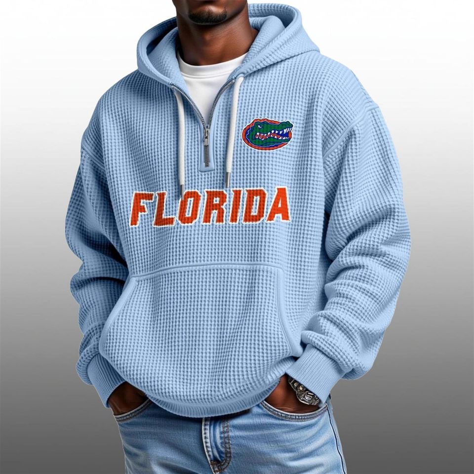 2026 Gators Quarter Zip Waffle Hoodie