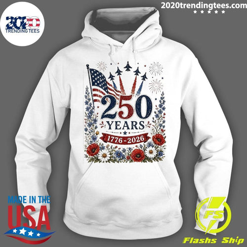 250 Years 1776-2026 Patriotic Garden Flag Flag Outdoor Decor American Anniversary Shirt