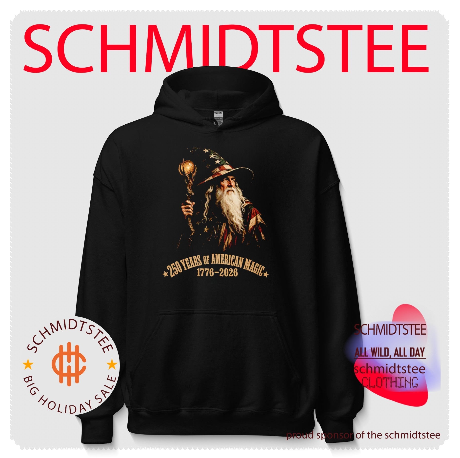 250 Years of American Magic Wizard 1776 2026 shirt