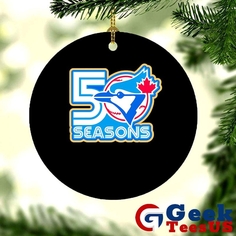 50th Season Toronto Blue Jays MLB logo T-shirt