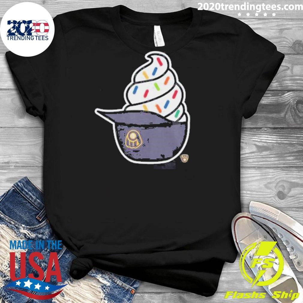Pittsburgh Baseball MLB 2026 Milwaukee Brewers Ice Cream Shirt