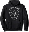 Don't Panic 42 Answer To Life Universe And Everything Pullover Hoodie