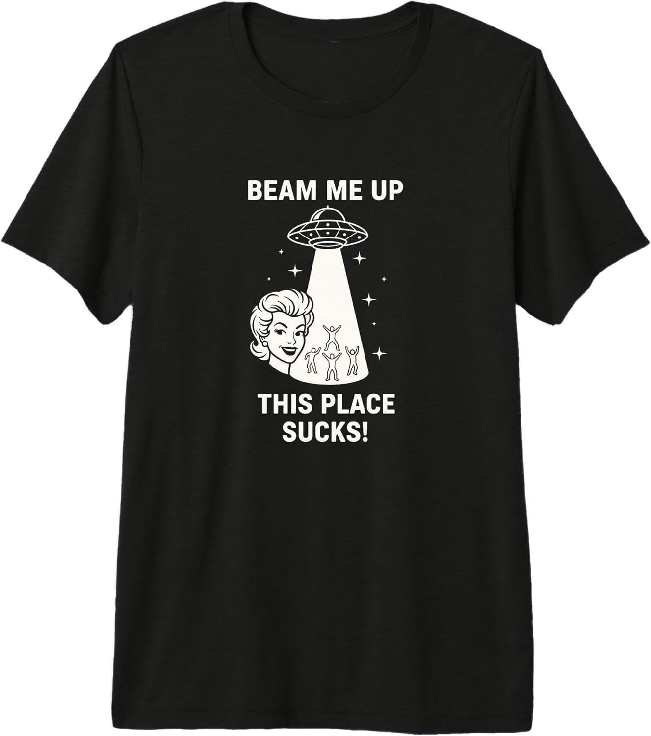 Ufo Sci Fi Humor Saucer Beam Me Up