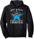 Cute Tarantula Spider Just A Boy Who Really Loves Tarantulas Pullover Hoodie