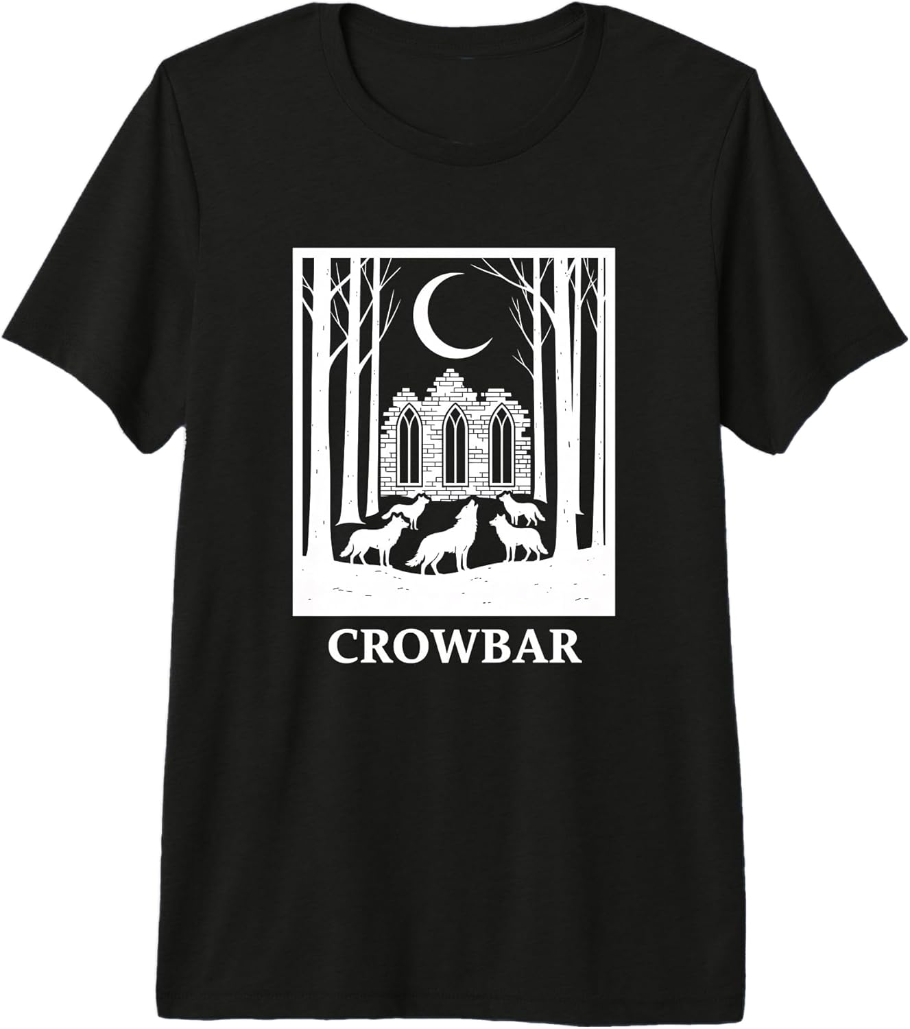 Nature Outdoors Moon Forest Funny Crowbar