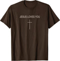 Jesus Loves You Minimalist Christian Faith Subtle