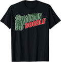 Mountain Doodle Dog Lovers Vintage Retro Outdoor Hiking T-Shirt