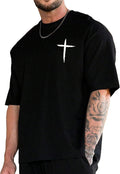 Men's Plus Size Graphic Print Round Neck Tee Short Sleeve Regular Fit Pullover T Shirt Streetwear
