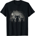 Creepy Gothic Axolotl Aesthetic Horror Grunge Goth Axolotl T-Shirt