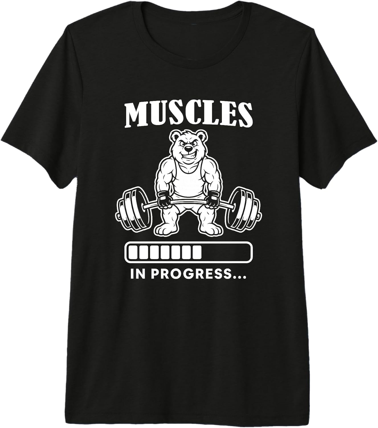 Muscles Training Weightlifting Bear Lovers Art