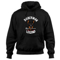 Doberman Legend Mechanic Pinscher Pullover Hoodie