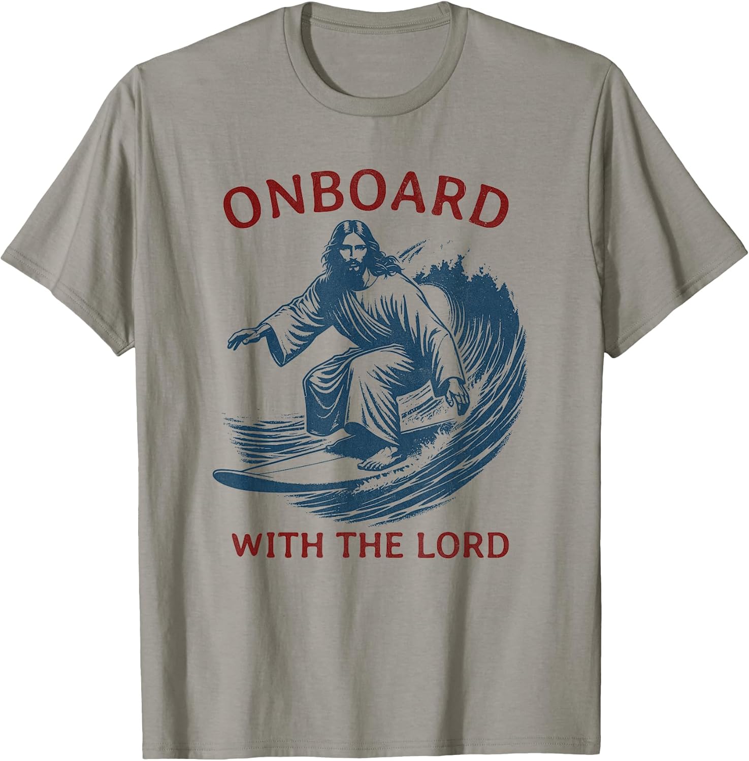 Surfing Jesus Faith Funny Christian Outfit