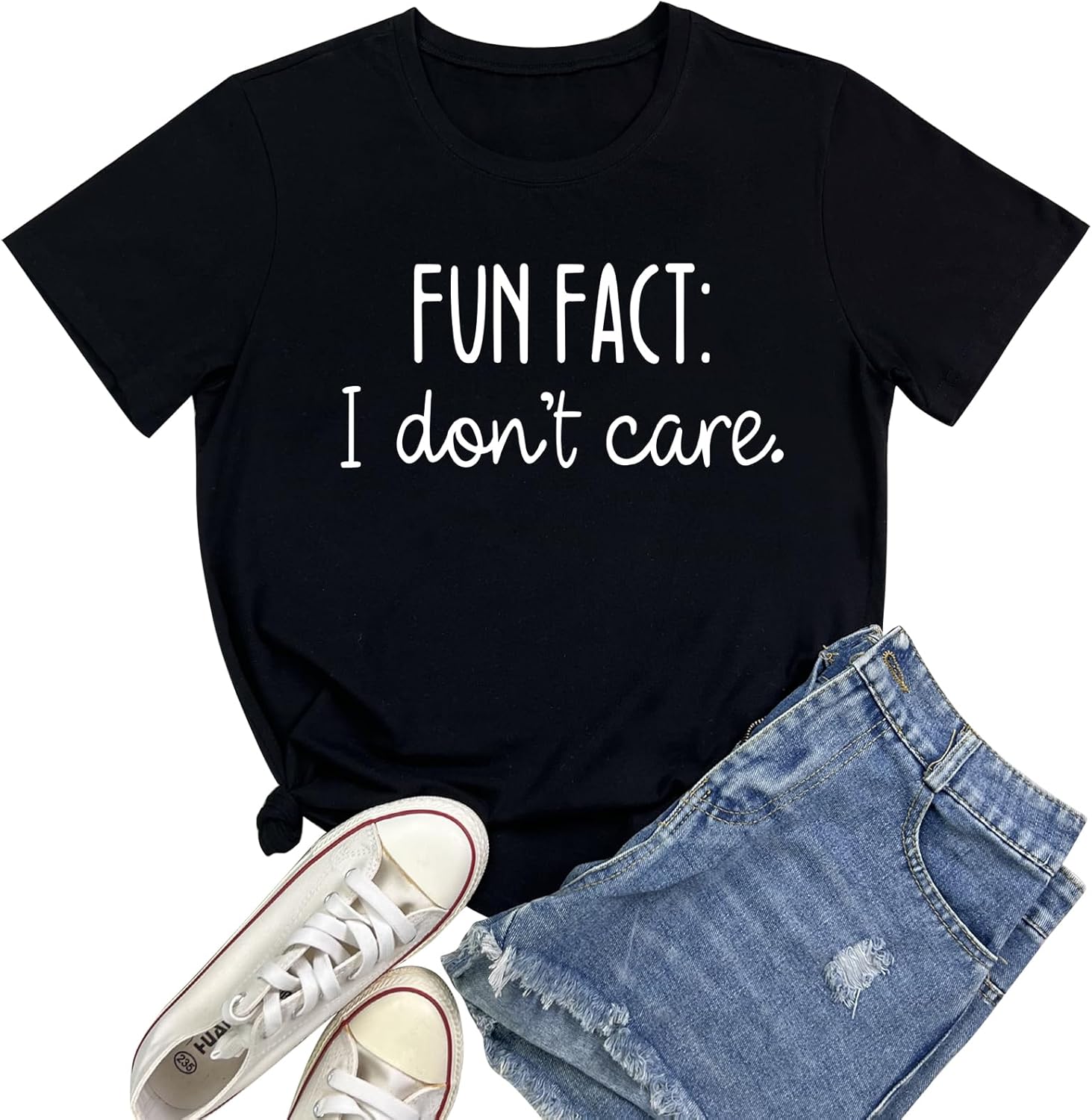 Women Cute T Shirt Fun Fact Graphic Tees