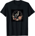 Crane Boho Flowers Graphic Merch