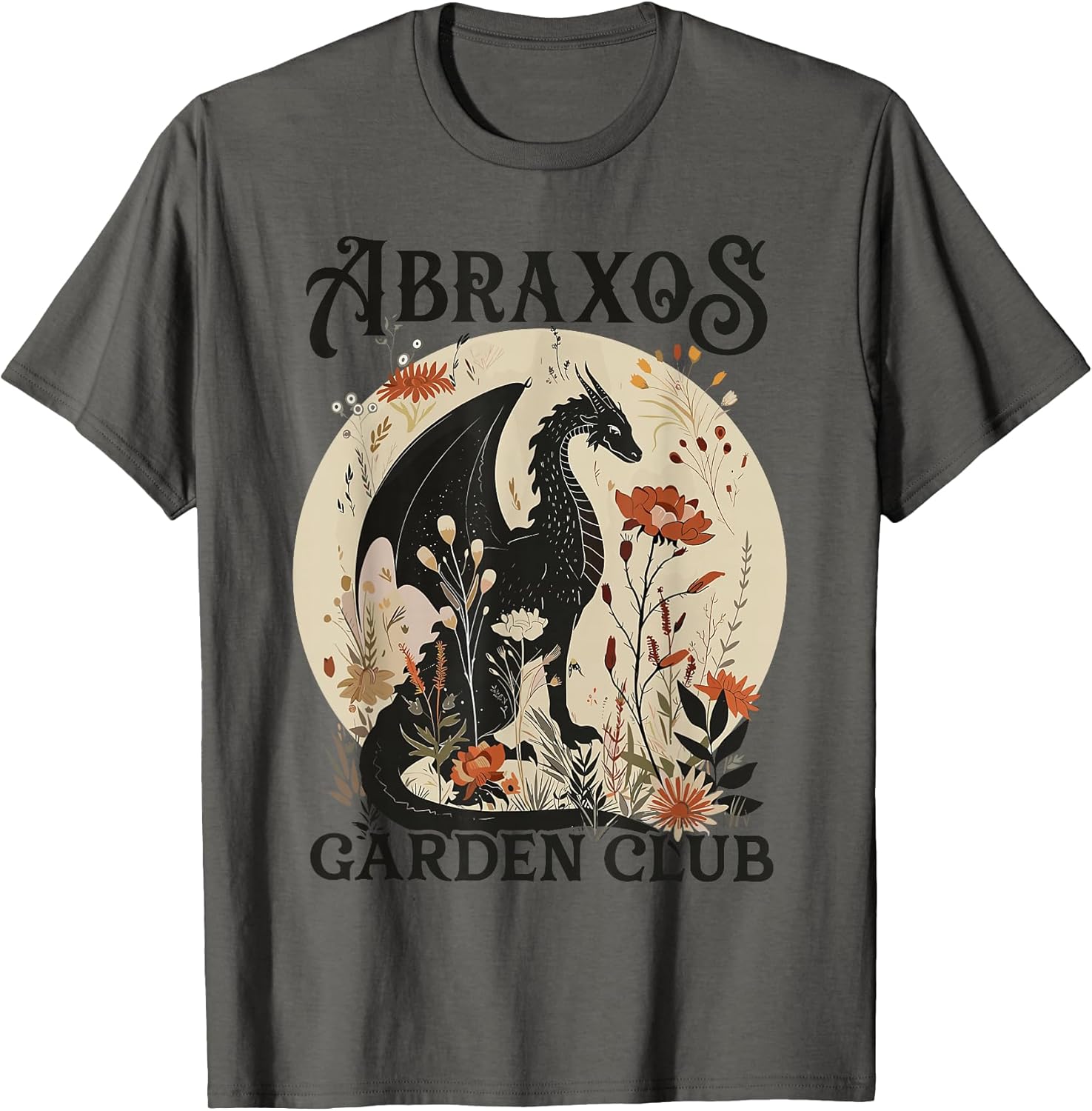 Retro Fantasy Dragon Bookish Book Lover Womens Men