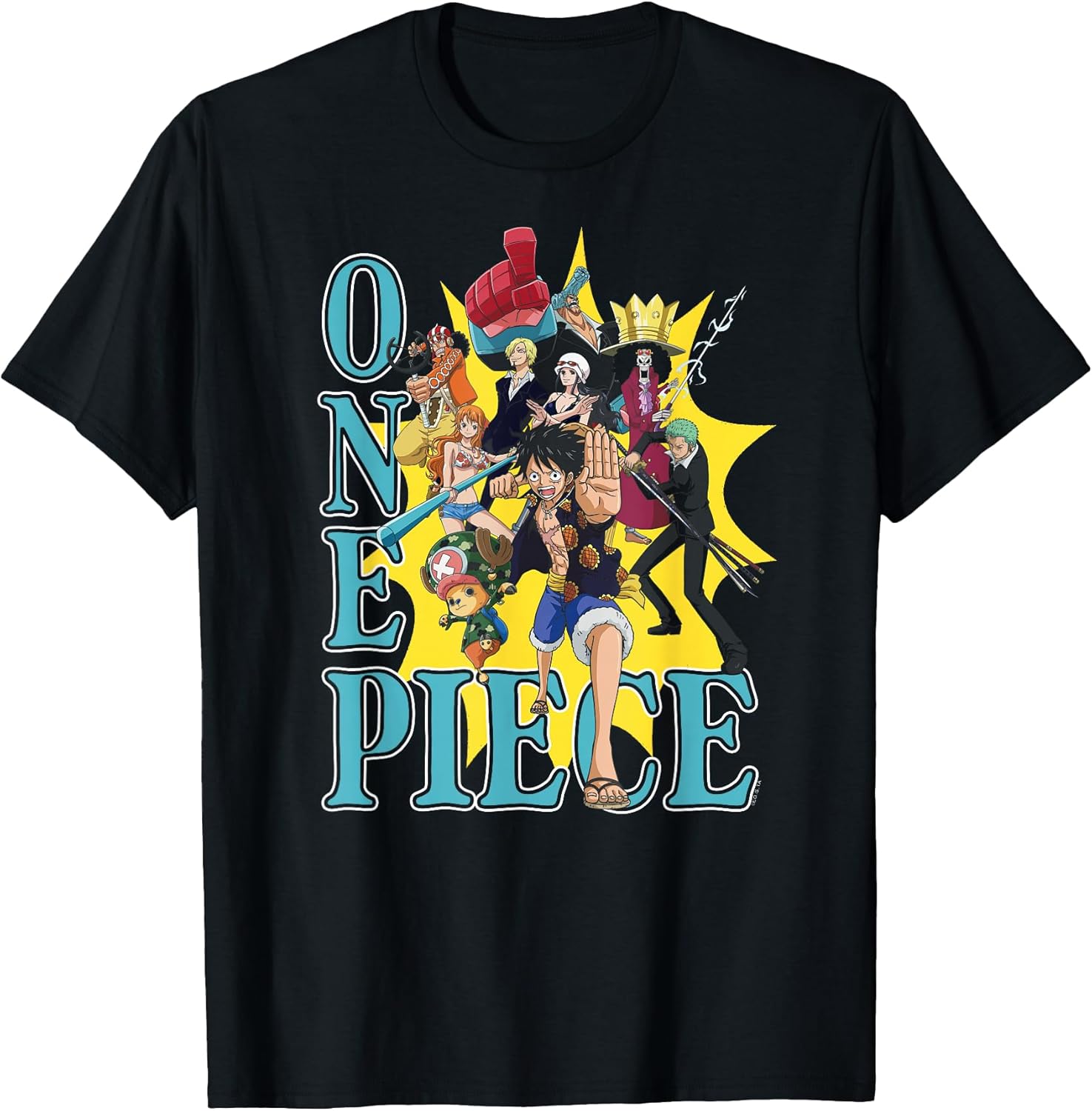 Anime Group Photo Burst Character Collage T-Shirt