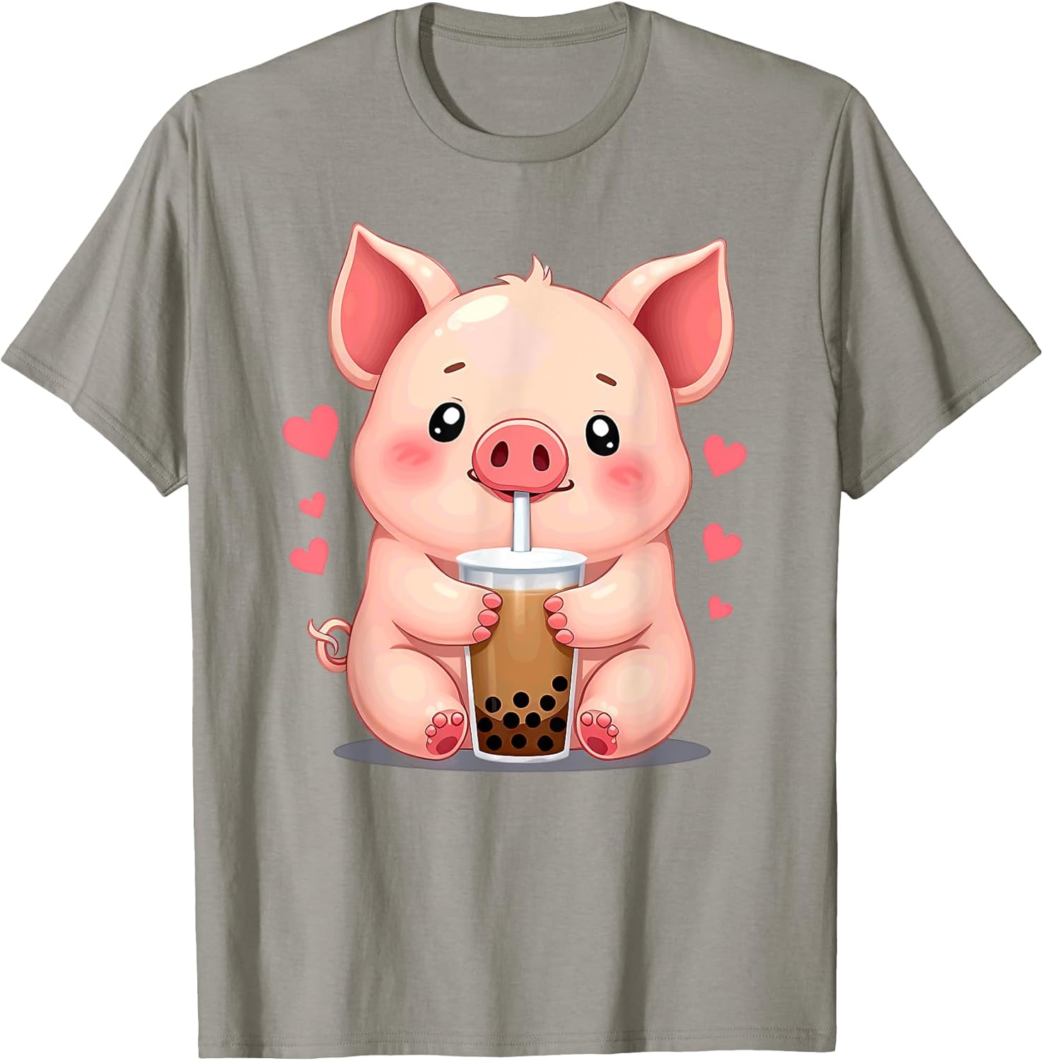Cute Pig Bubble Tea