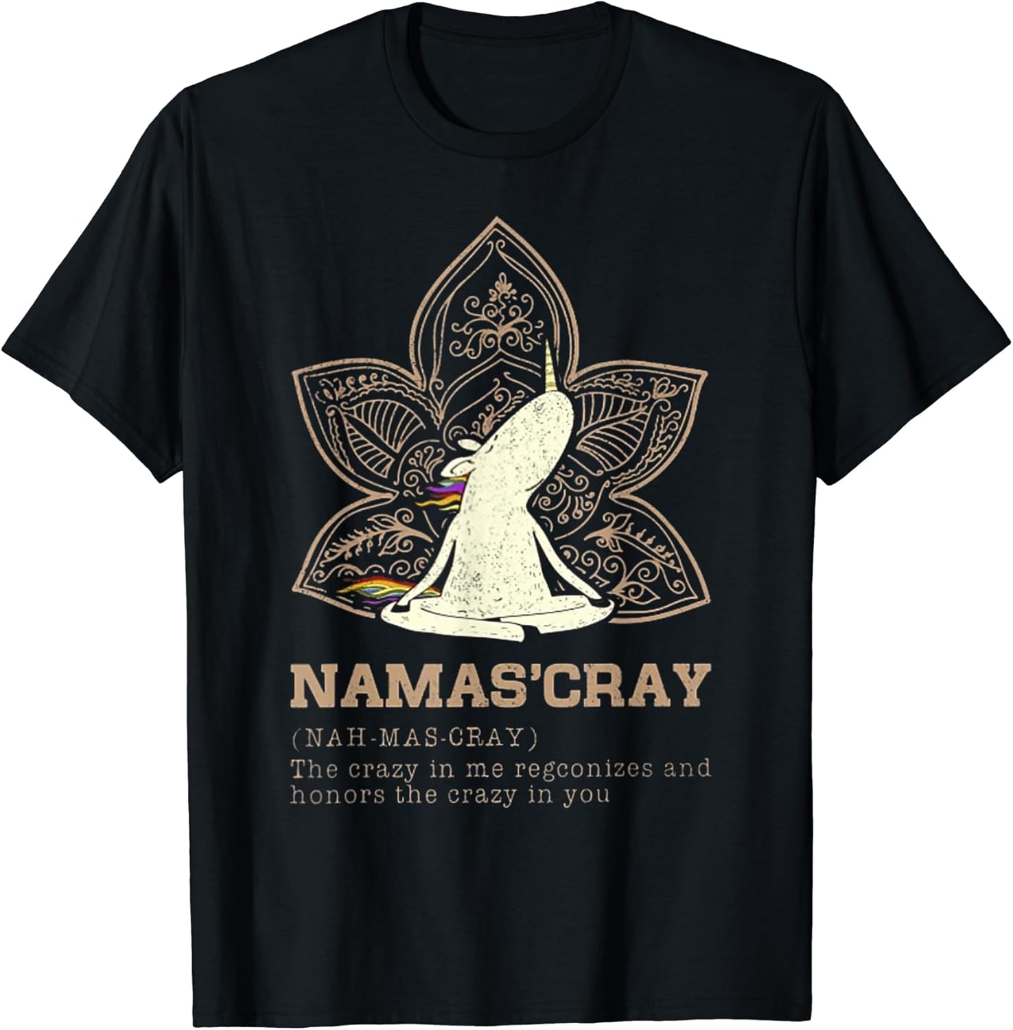 Namascray Yoga T Shirt For Women Men