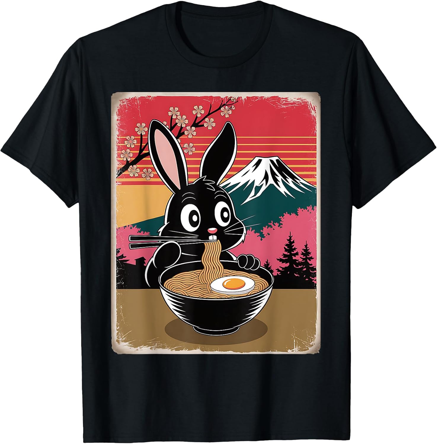 Ramen Bunny Retro Japan Merch.