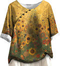 Tunic Blouses for Women Dressy Casual Relaxed Fit Breathable Flowy Shirt Cute Boho Summer Tops