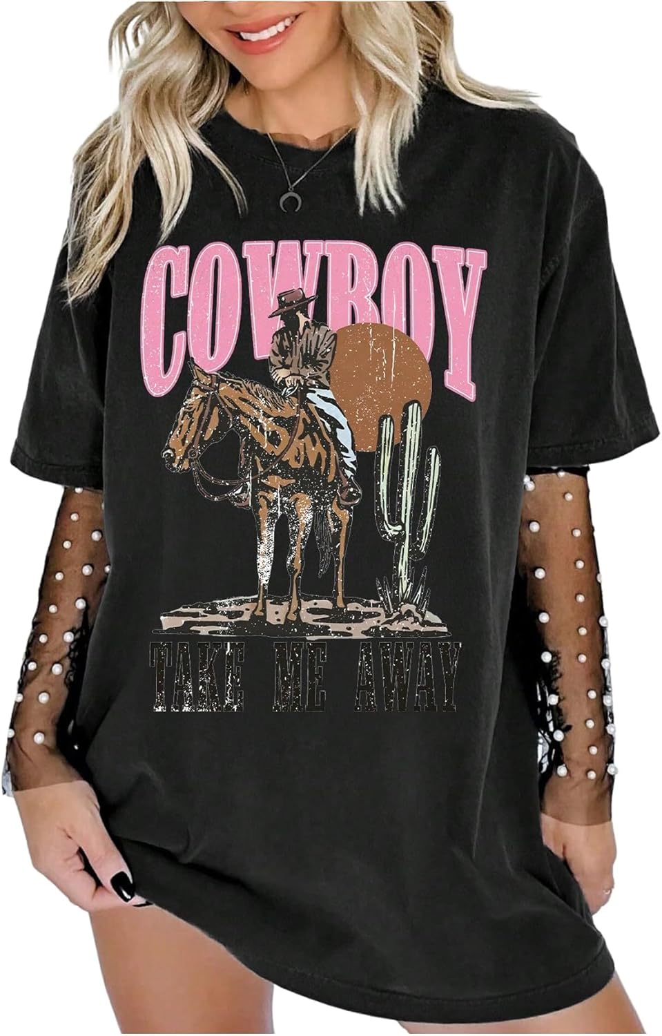 Women's Graphic Tees Short Sleeve Vintage T Shirt Streetwear Country Concert Summer Tops