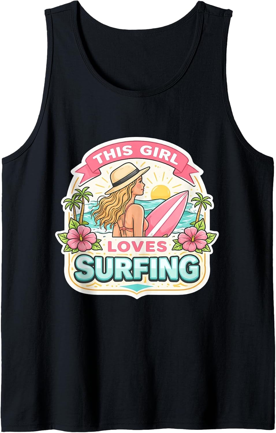 This Girl Loves Surfing Woman Surfer Merch