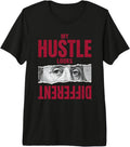Match Red Color Graphic Tee