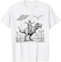 Funny Jesus God Lover Dinosaur UFO Alien