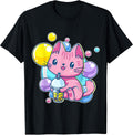 Cute Anime Chibi Cat Boba 90s Japanese Aesthetic