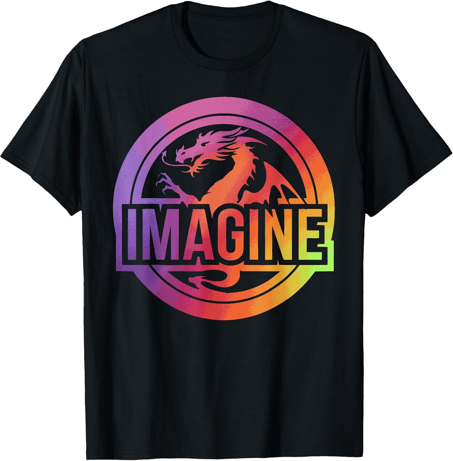 Retro Fantasy Magical Dragon Shirts for Kids Men's