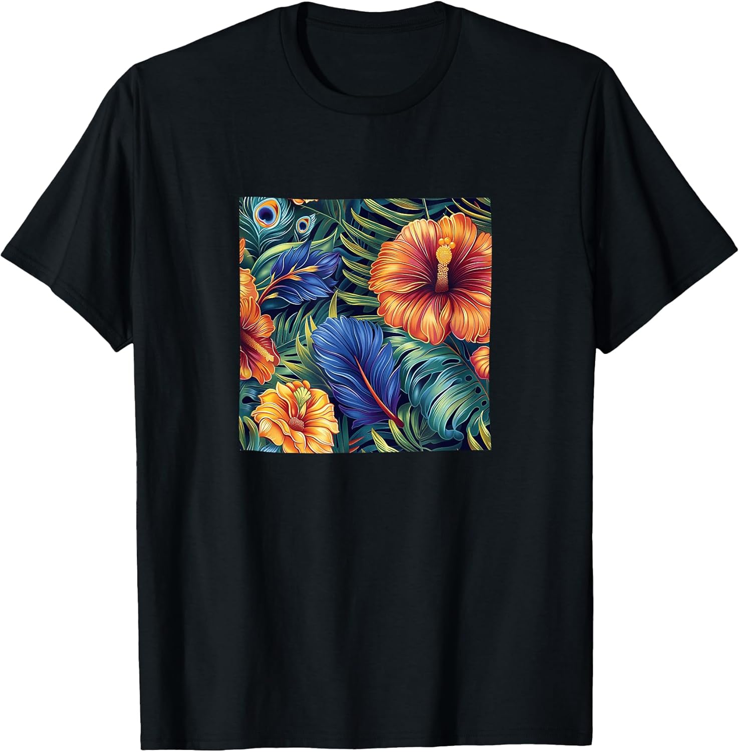 Tropical Flowers Pattern Merch