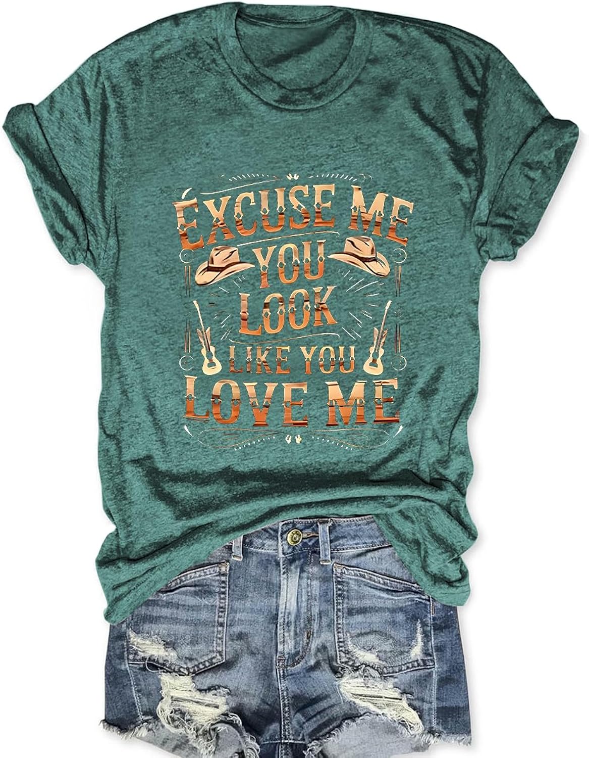 You Look Like You Love Me Shirt Women Vintage Country Music T Shirts Concert Outfit Rock Band Tees Short Sleeve Tops
