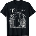 simple cat designs in linocut