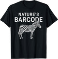 Wildlife Nature Barcode Creativity Zebra Tee Merch