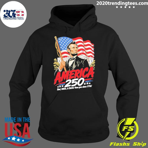 Abraham Lincoln 250 Patriotic 4th Of July Graphic Shirt