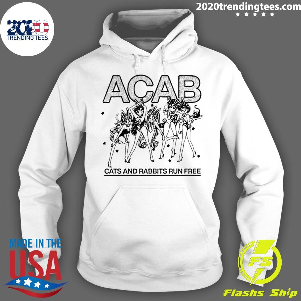 Acab Cats And Rabbits Run Free Sailor Moon Anime Shirt