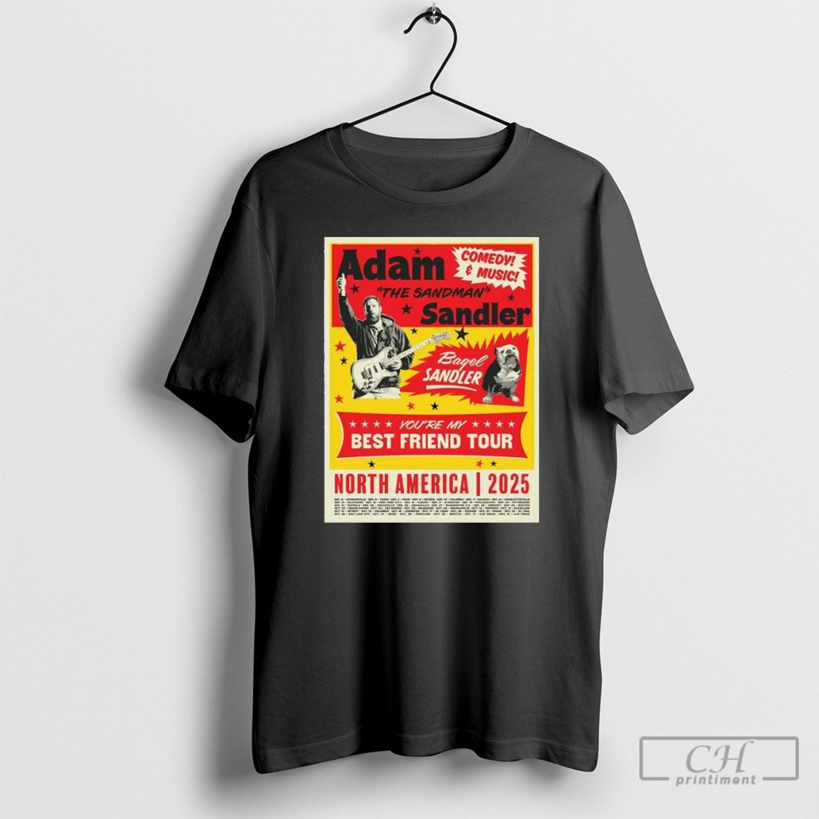 Adam Sandler The Sandman Comedy And Music Youre My Best Friend Tour North America 2025