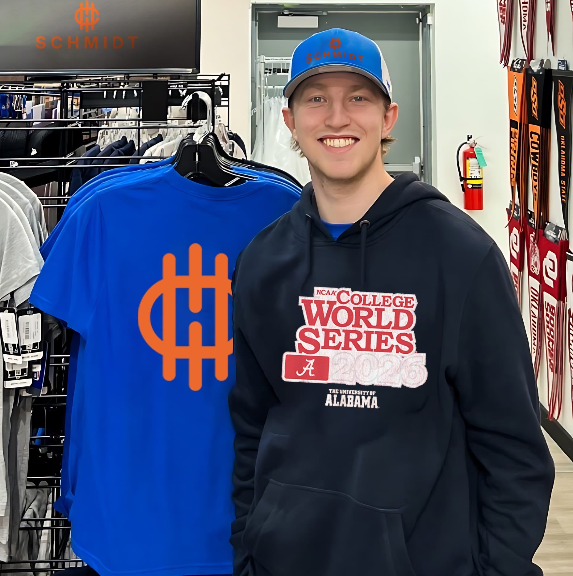 Alabama Baseball 2026 College World Series logo shirt