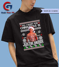 All I want for Christmas is Justin Bieber ugly Christmas shirt