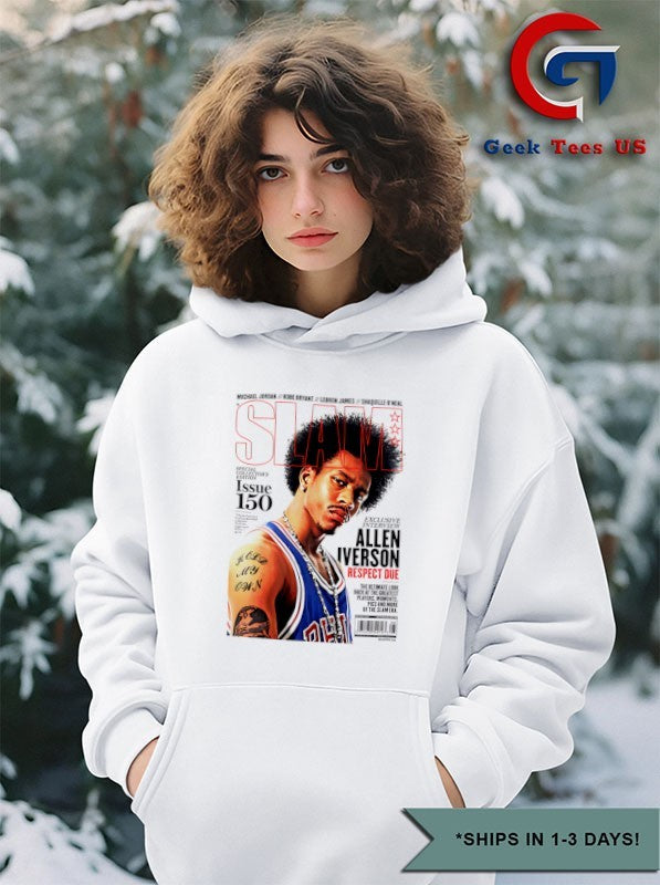 Allen Iverson Philadelphia 76ers NBA Slam shirt
