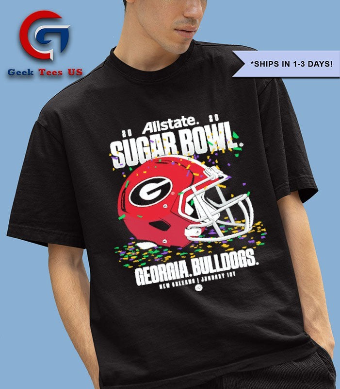 Allstate Sugar Bowl Georgia Bulldogs 2026 logo T-shirt